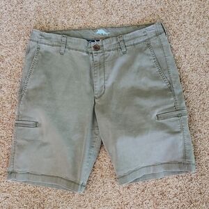 Men's Olive Green Cargo Shorts